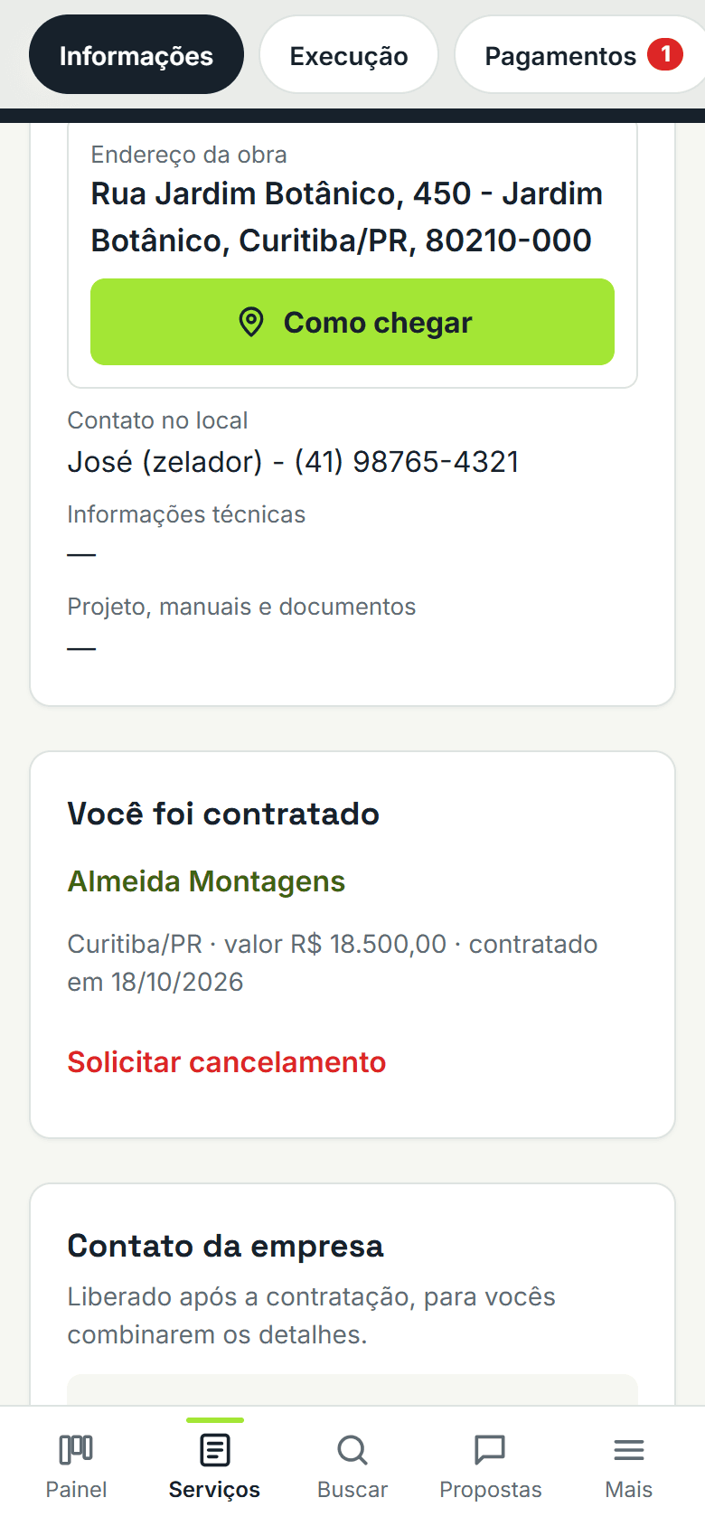 Tela do ElevaHub: Antes de começar